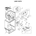 Whirlpool WRT518SZFM00 top-mount refrigerator parts | Sears PartsDirect