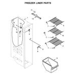 Whirlpool WRS311SDHB01 side-by-side refrigerator parts | Sears PartsDirect