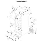 Whirlpool WRF535SWHZ04 bottom-mount refrigerator parts | Sears PartsDirect