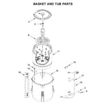 Whirlpool WTW5005KW0 washer parts | Sears PartsDirect