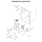 Whirlpool WRF555SDFZ11 bottom-mount refrigerator parts | Sears PartsDirect