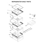 KitchenAid KRSC703HPS01 sidebyside refrigerator parts Sears PartsDirect