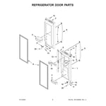 Whirlpool WRX735SDHZ04 bottom-mount refrigerator parts | Sears PartsDirect