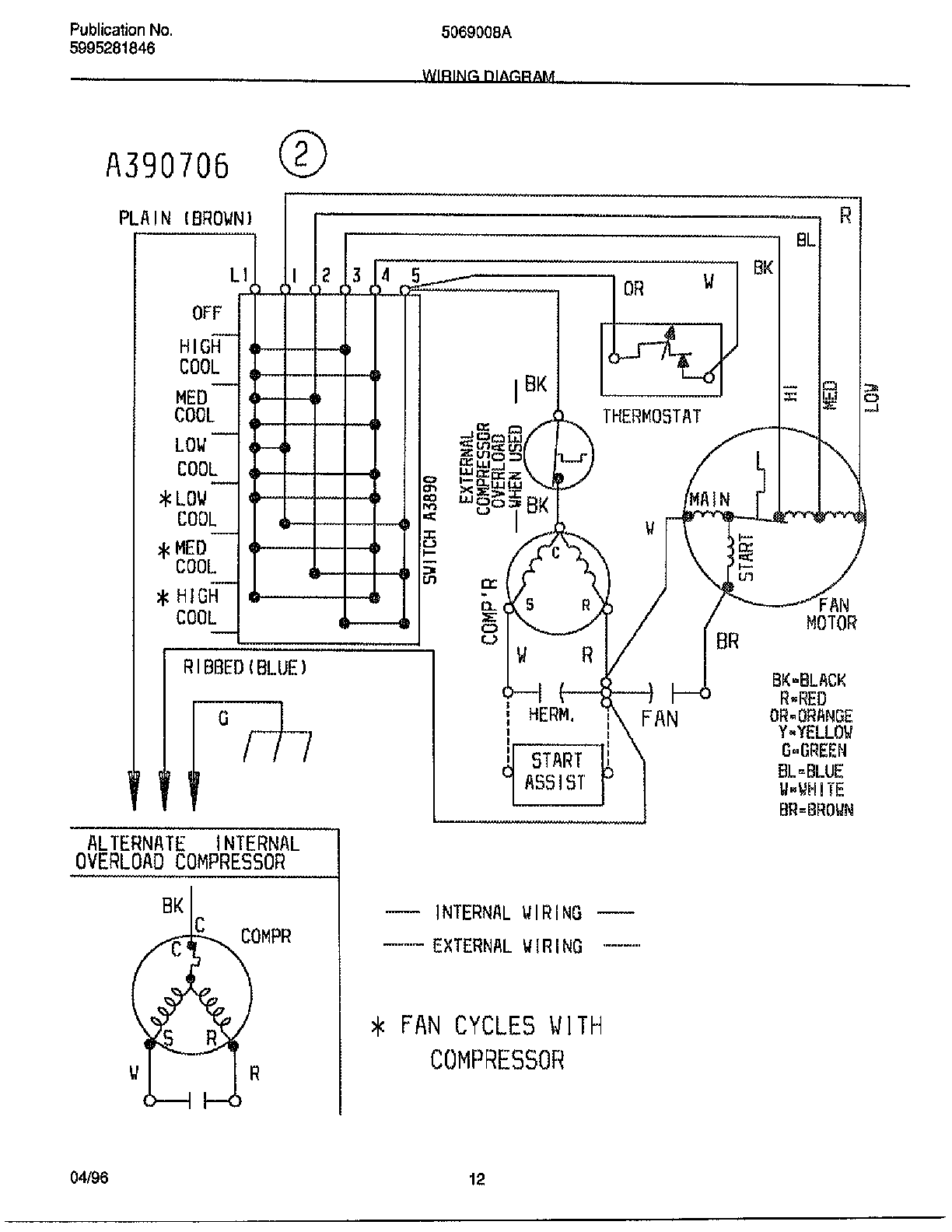 58b1ed Frigidaire Air Conditioner Wiring Diagram Wiring Diagram Library