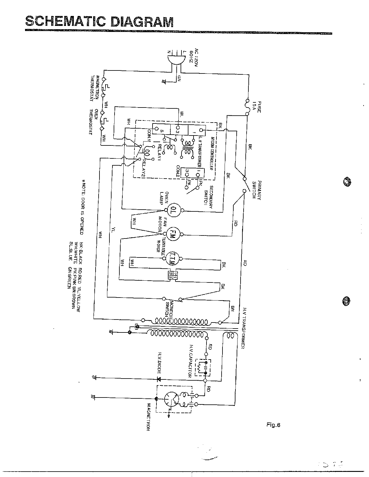 GOLDSTAR Microwave Oven Parts | Model MA-884M | Sears ... gold star microwave parts diagrams wiring 
