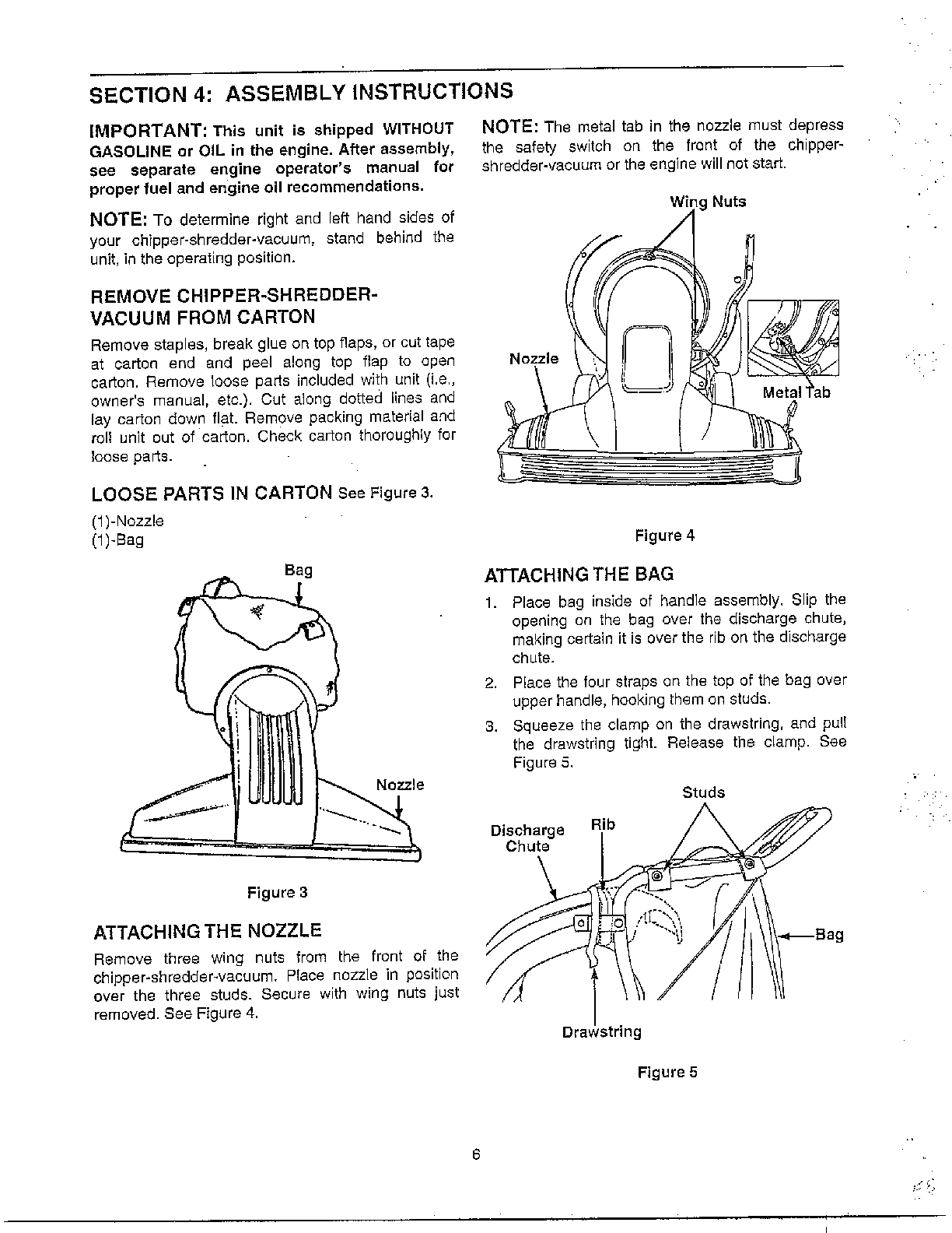 MTD Mtd Chipper Shredder-Vacuum Information page 5 Parts