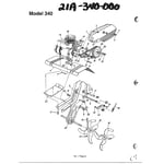 Mtd 21a 035 000 Rear Tine Tiller Parts Sears Partsdirect