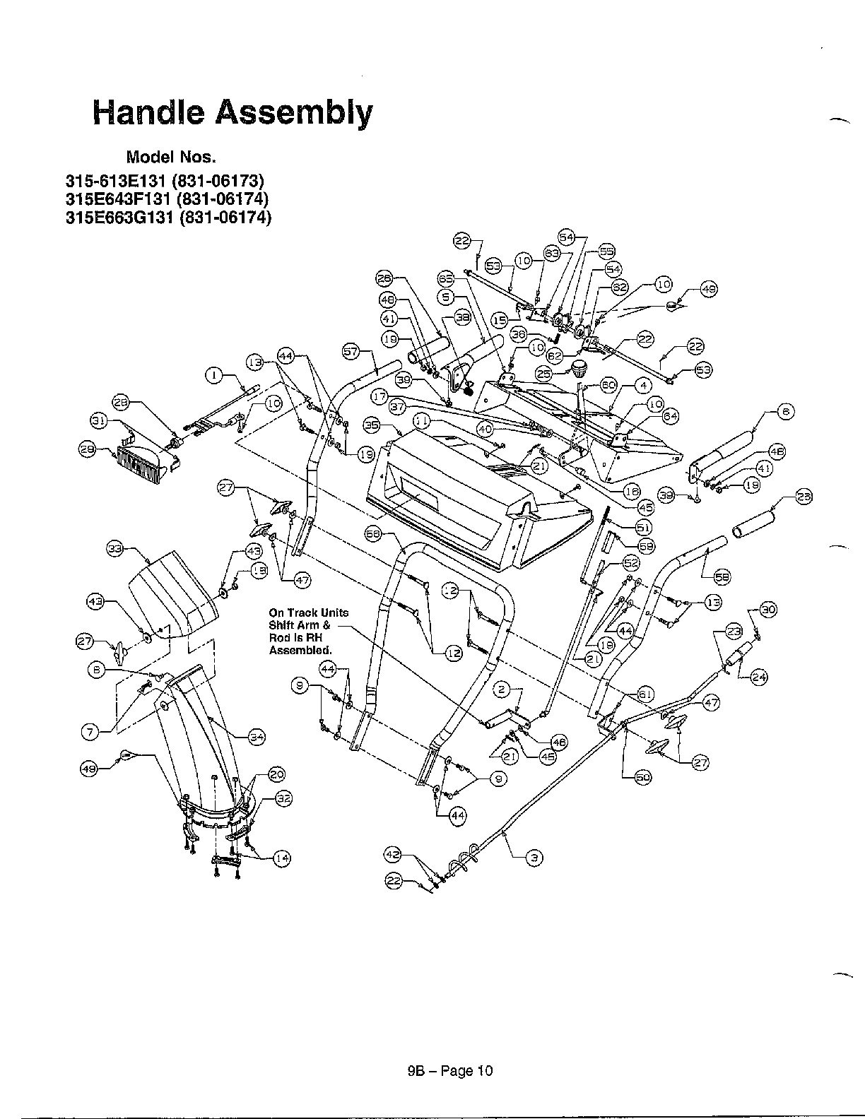 Mtd 315e640f000 Gas Snowblower Parts Sears Partsdirect