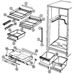 Admiral RTDA238AAM top-mount refrigerator parts | Sears PartsDirect