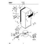 Universal/Multiflex (Frigidaire) MRT13BSCW3 top-mount refrigerator