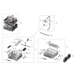 Samsung DW80F600UTS/AA-00 dishwasher parts | Sears Parts Direct