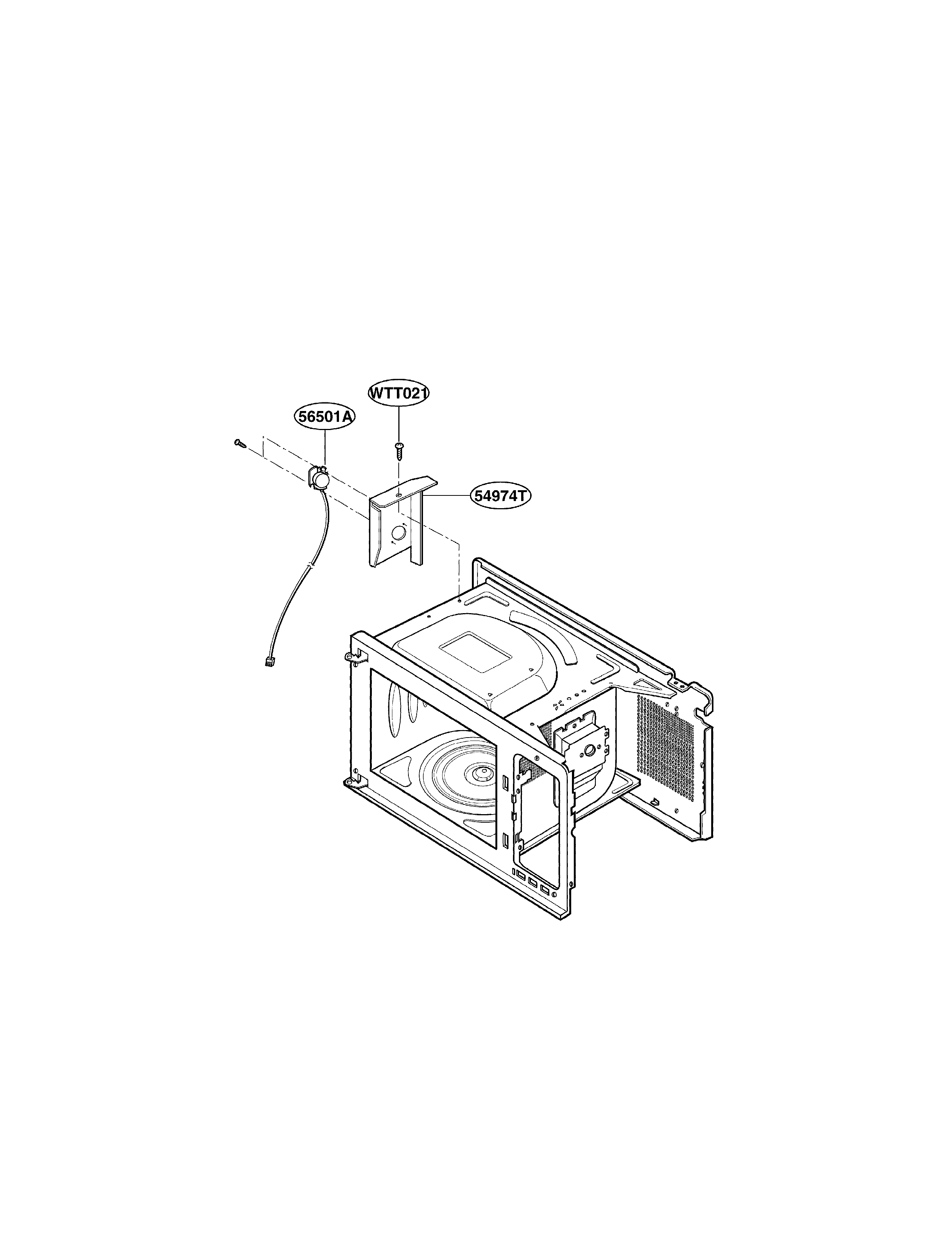 Lg Model Lrm1260sw Countertop Microwave Genuine Parts