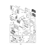 LG LWHD1800HR room air conditioner parts Sears PartsDirect