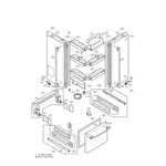 LG LRFD21855ST bottom-mount refrigerator parts | Sears PartsDirect