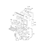 LG LMV1635SB microwave/hood combo parts Sears PartsDirect