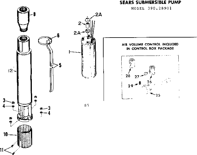 sears model 39028901 plumbing and heating division (42) genuine partsReplacement Parts Diagram And Parts List For Sears Allproductsparts #13