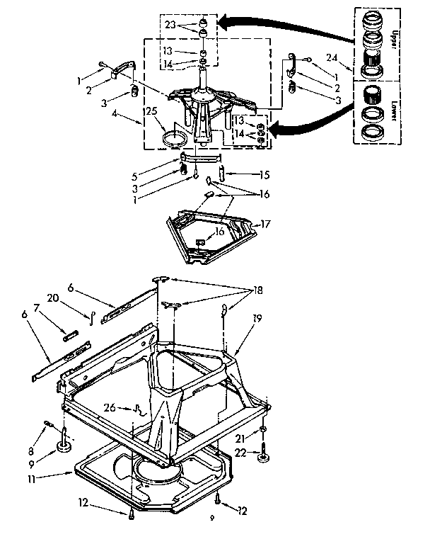 Kenmore model 11081620100 residential washers genuine parts