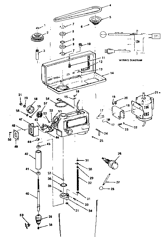 Craftsman model 113213722 drill press genuine parts craftsman garage door opener parts diagram 