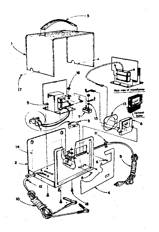 Sears model 608718530 battery charger genuine parts