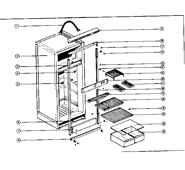NORCOLD RV REFRIGERATOR Parts | Model 838eg3 | Sears ... norcold rv refrigerator wiring diagram 