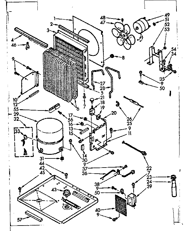 Kenmore model 106639300 dehumidifier genuine parts