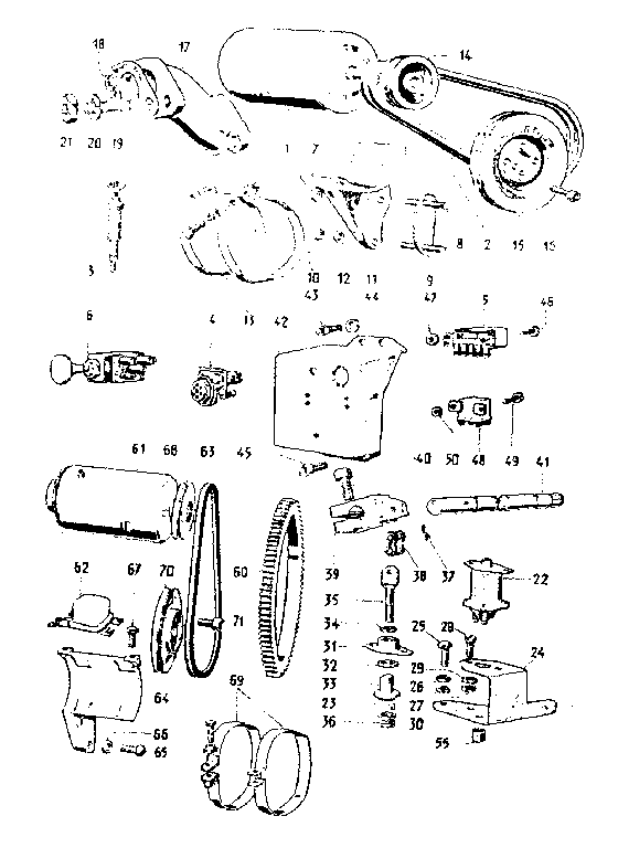 Sears model 550E785 engine genuine parts