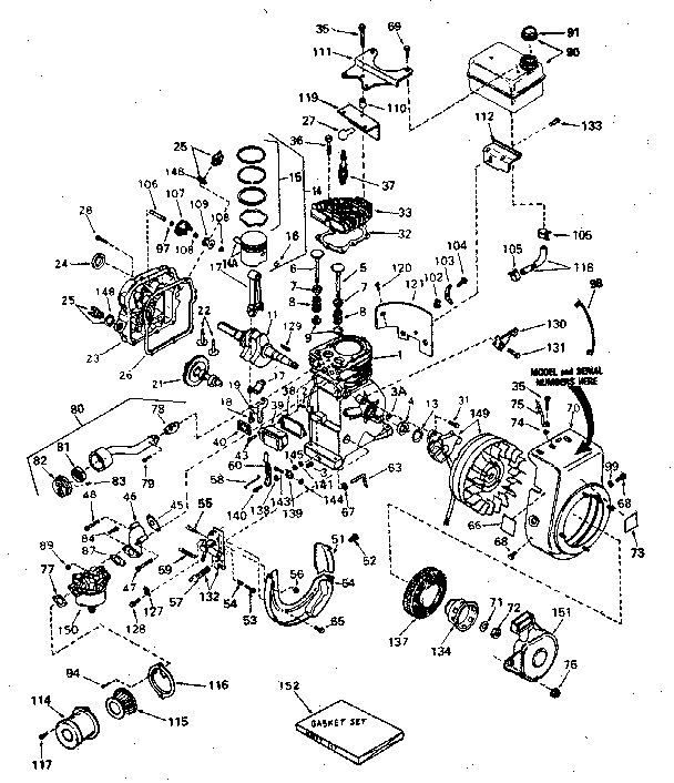 TECUMSEH TECUMSEH 4-CYCLE ENGINE Parts | Model H3545509N | Sears ...