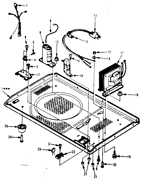 Kenmore Sears Microwave Oven Parts Model 5648788690 Microwave Par