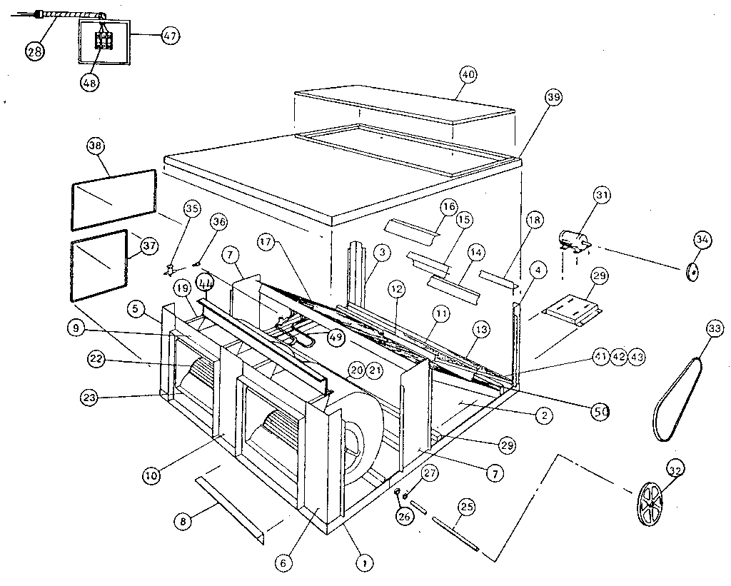 Rheem Model Hpa 200 Air Handler Indoor Blowerandevap Genuine Parts