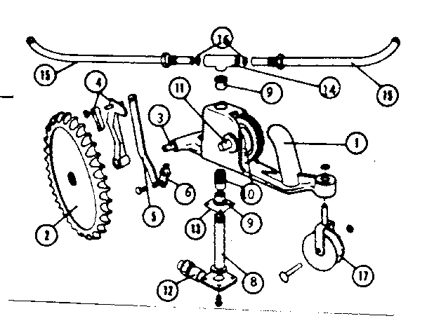 Craftsman model 45079054 lawn sprinkler genuine parts