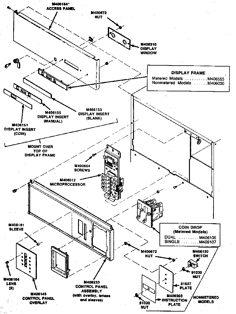 Huebsch Model 37Ce Commercial Dryer Parts
