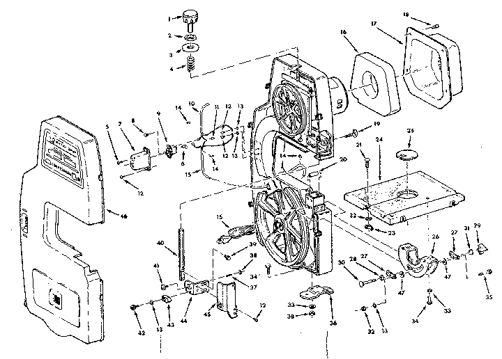 CRAFTSMAN CRAFTSMAN 10-INCH BAND SAW Parts | Model 113-244401 ... CRAFTSMAN CRAFTSMAN 10-INCH BAND SAW Parts | Model 113-244401 ...