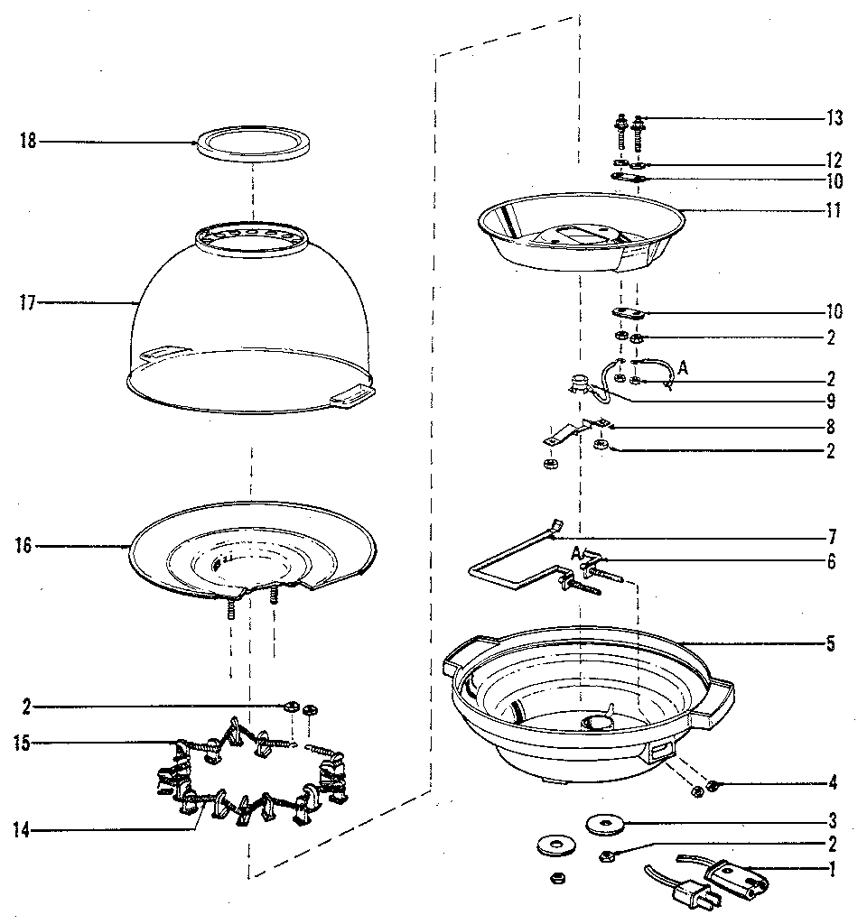 West bend popcorn popper replacement parts