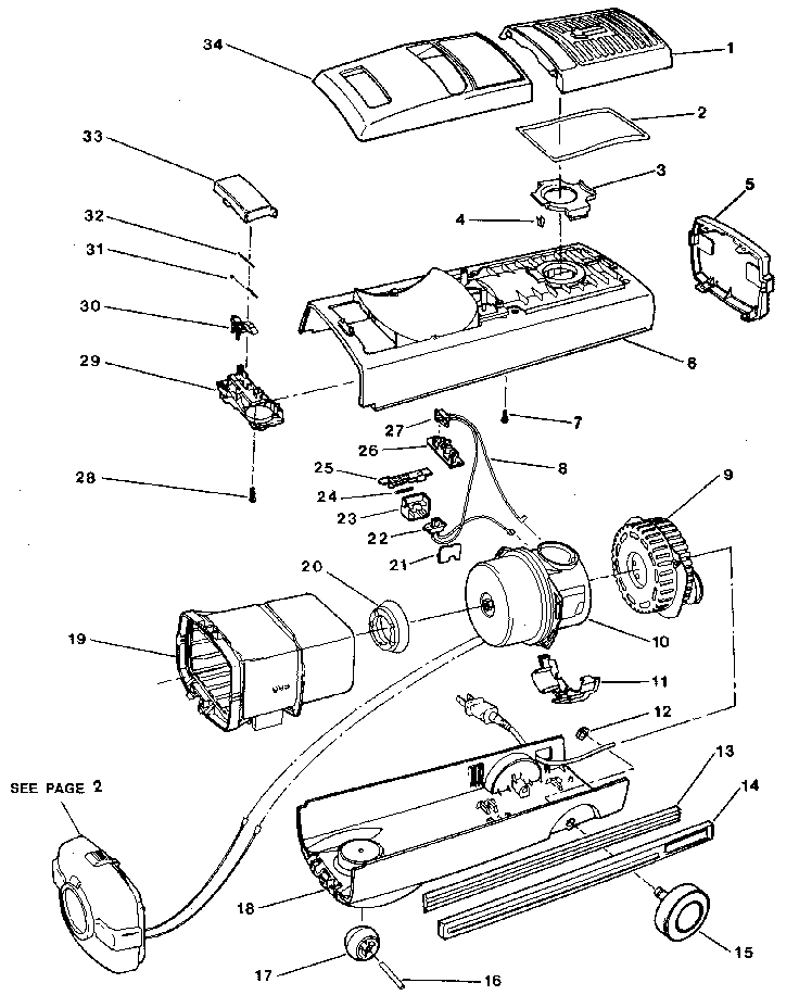 Wiring Diagram Database  Electrolux Canister Vacuum Parts