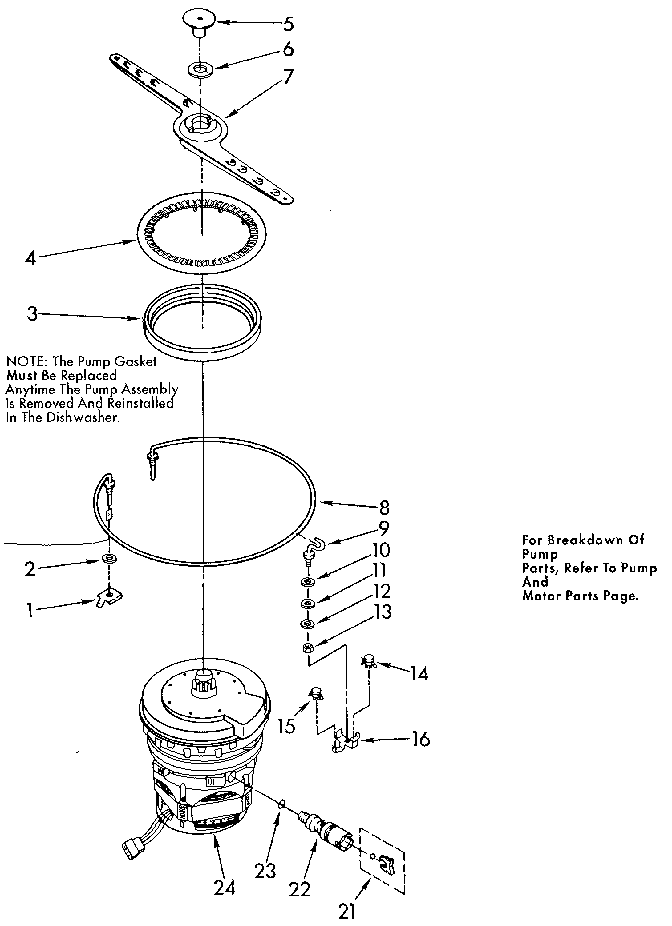 Kenmore model 6651779583 dishwasher genuine parts