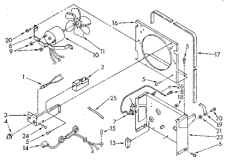 Kenmore model 106859251 dehumidifier genuine parts