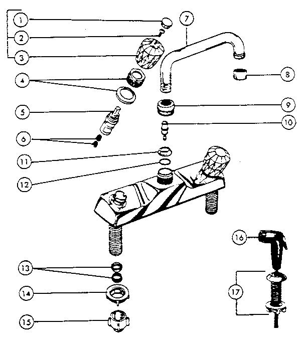 Peerless Faucet Parts Diagram