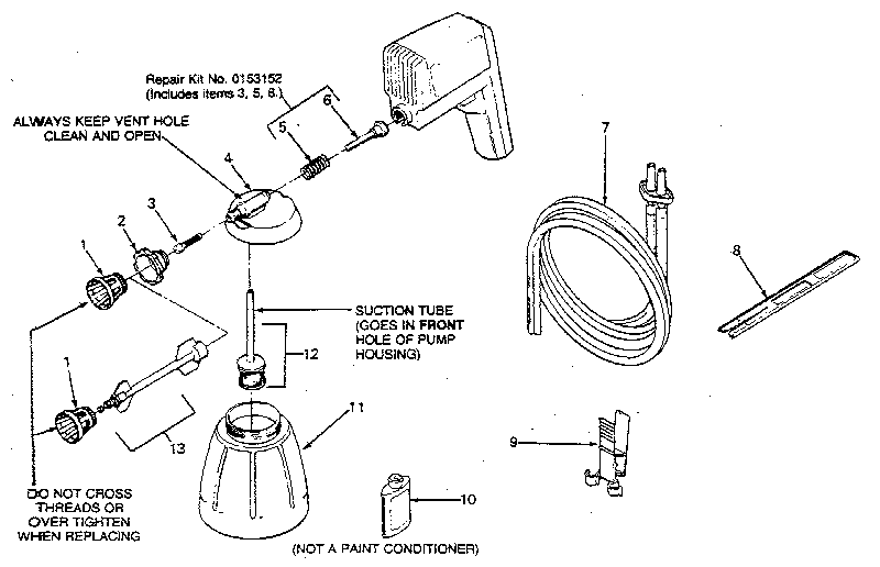 Craftsman model 15579 power sprayer genuine parts