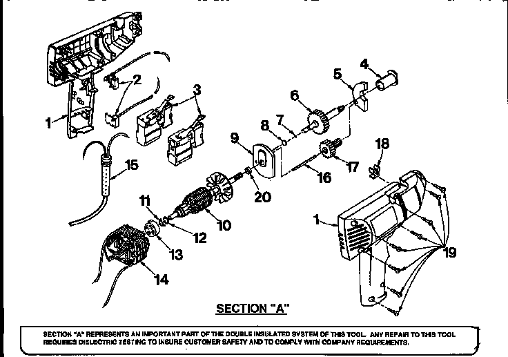 Craftsman model 315101400 drill-misc craftsman genuine parts