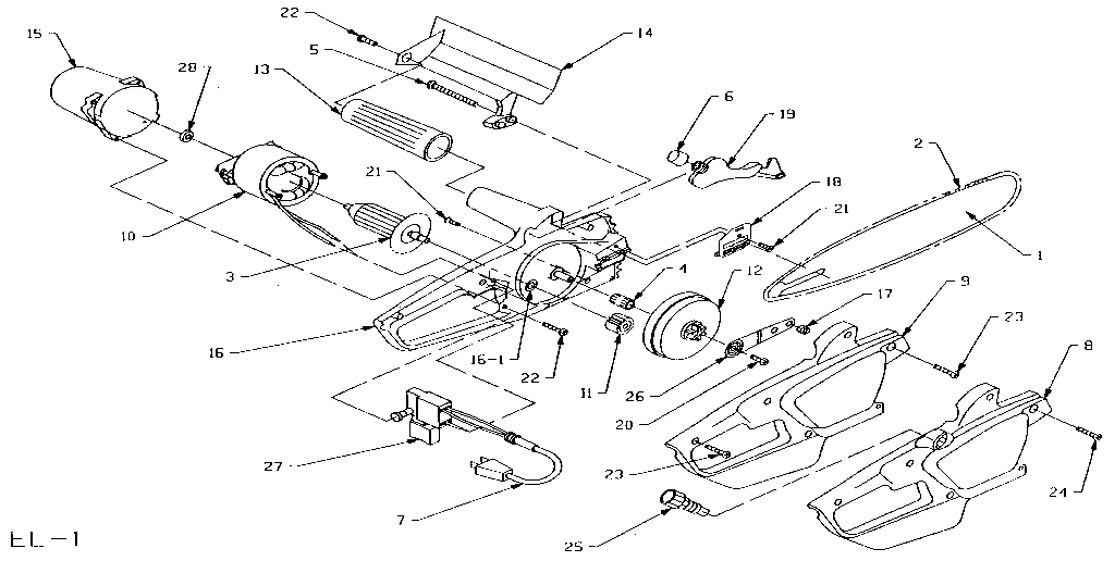 Remington Electric Chainsawpole Parts Diagram