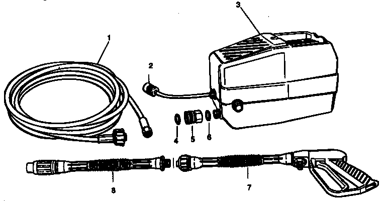 Wagner model AQUA STORM power washer, gas genuine parts