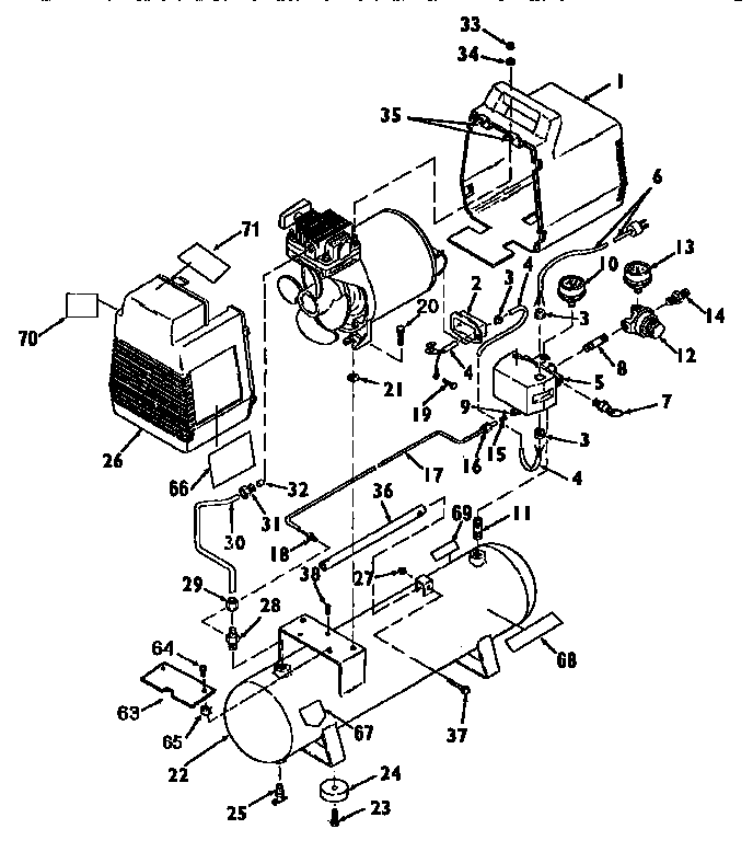 Craftsman Air Compressor Model 919 Parts