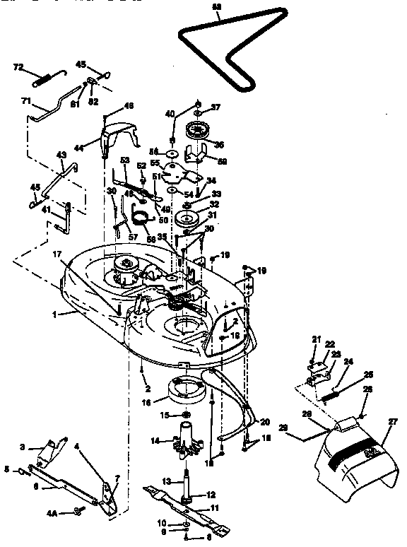 CRAFTSMAN MOWER DECK Parts | Model 140475 | Sears PartsDirect