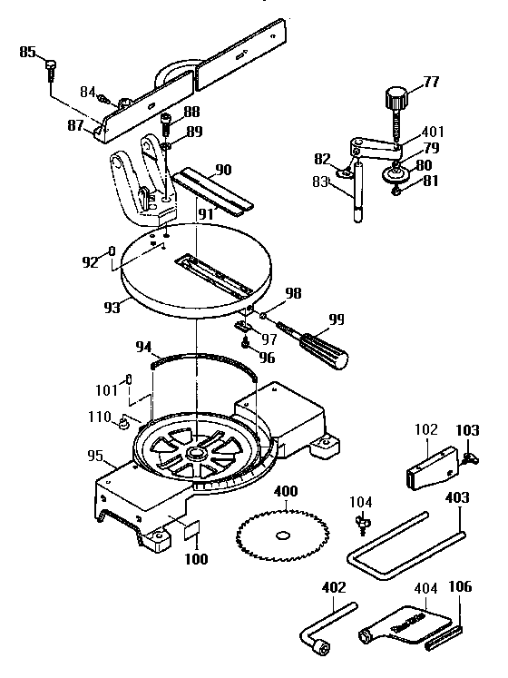 Makita model LS1030 miter saw genuine parts