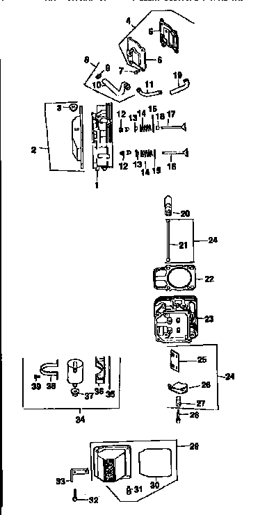 Kohler model CV20S-65527 engine genuine parts