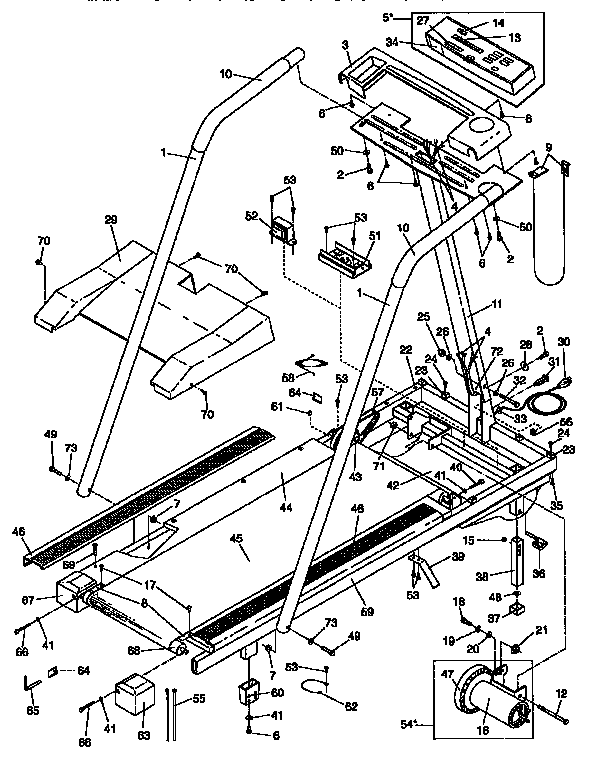 Weslo model WLTL85560 misc exercise genuine parts