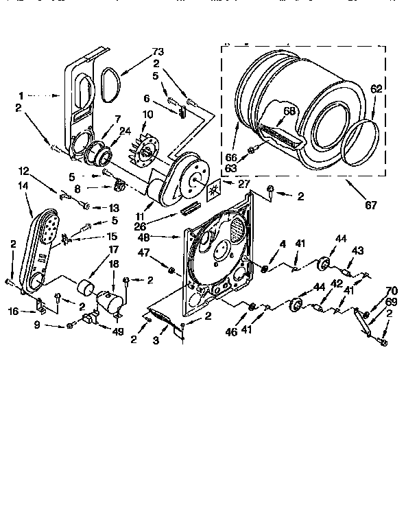 diagram parts list for model lgr4634eq0 whirlpoolparts dryerparts