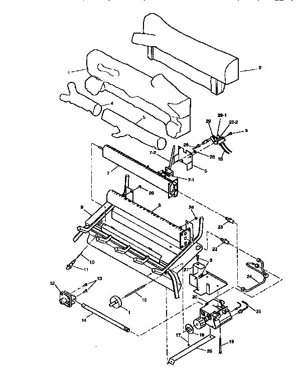 Desa Model Cg3324pv Log Gas Fireplace Genuine Parts