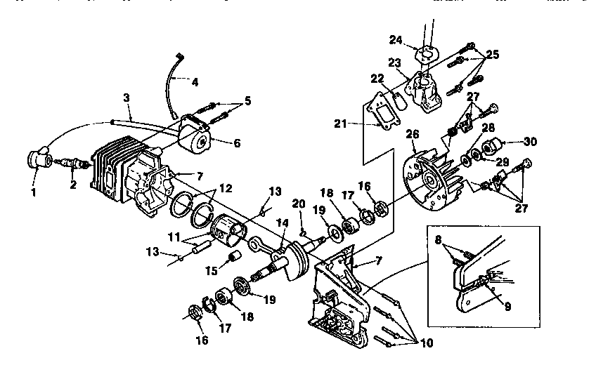 Homelite 240 schematic