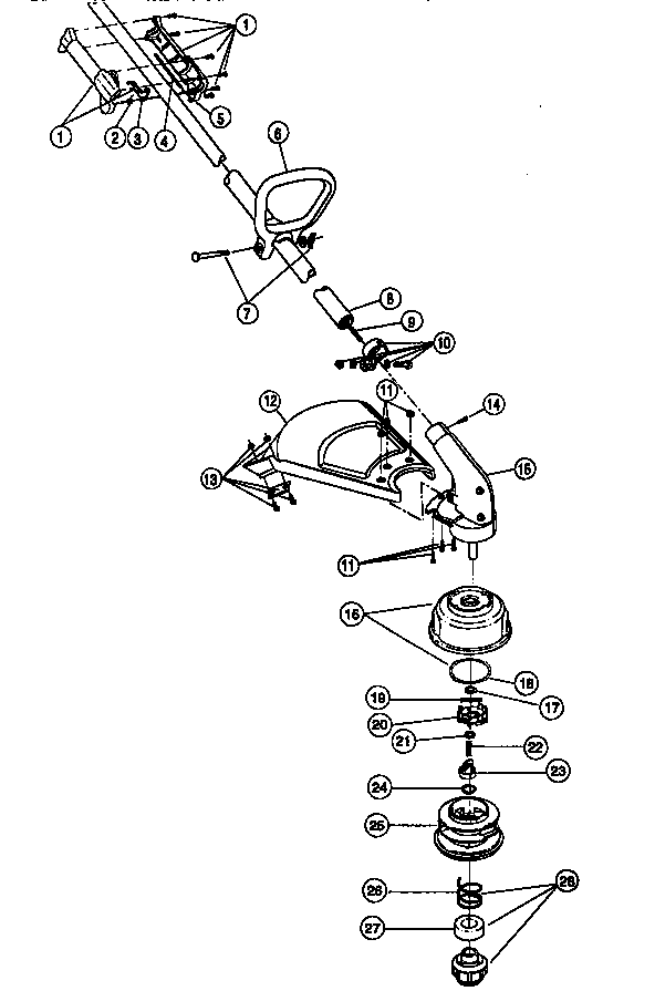 Ryobi Trimmer Parts Diagram Free Wiring Diagram